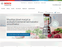 Tablet Screenshot of bosch-home.fi