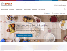 Tablet Screenshot of bosch-home.fr