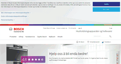 Desktop Screenshot of bosch-home.no