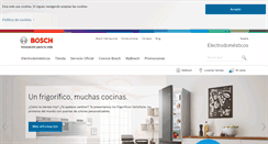 Desktop Screenshot of bosch-home.es