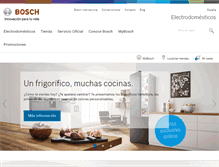 Tablet Screenshot of bosch-home.es