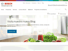 Tablet Screenshot of bosch-home.cl