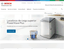 Tablet Screenshot of bosch-home.pe